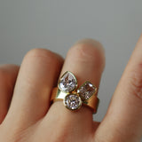GEOMATRIC CRYSTAL RING