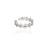 DOUBLE CRYSTAL ROW RING