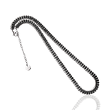 DOMINO CRYSTAL HALSBAND Svart