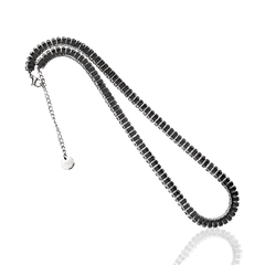 DOMINO CRYSTAL HALSBAND Svart